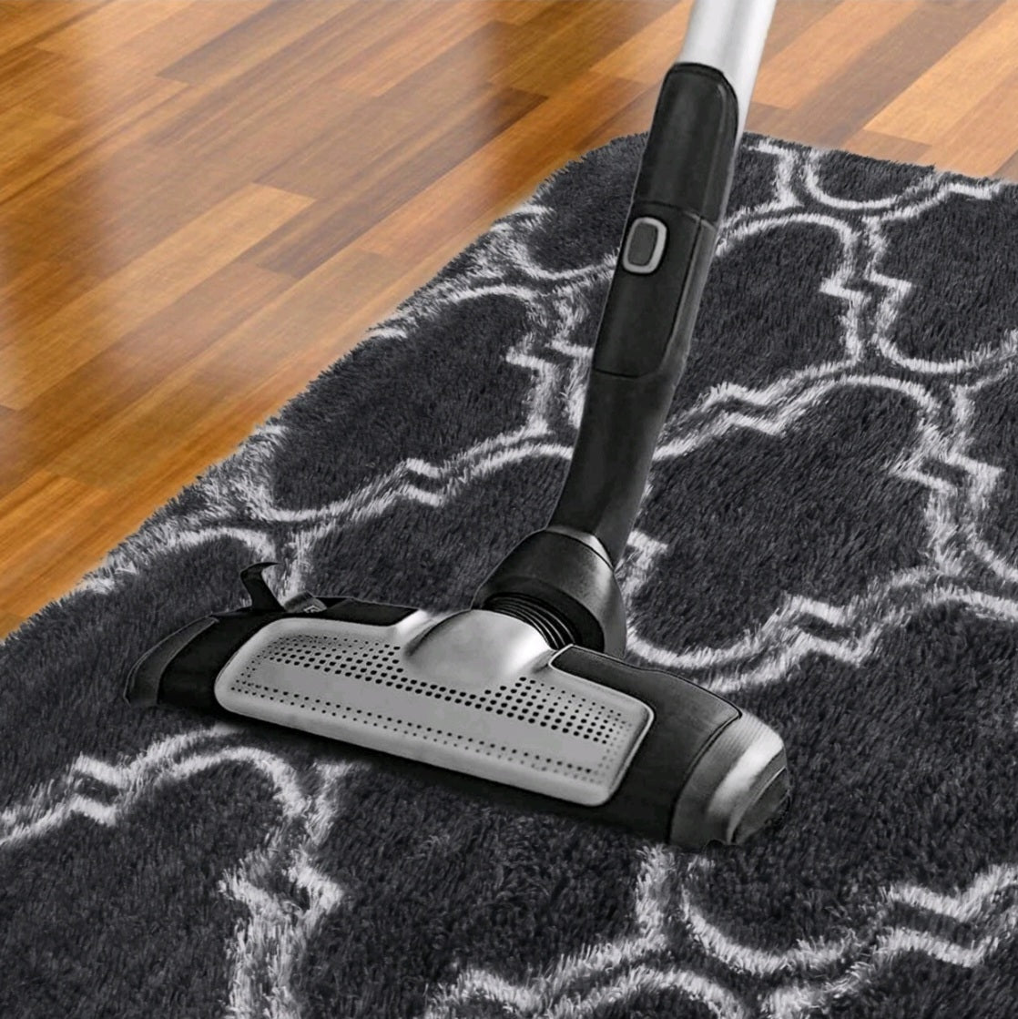 Geometric Morrocan Fluffy Rug