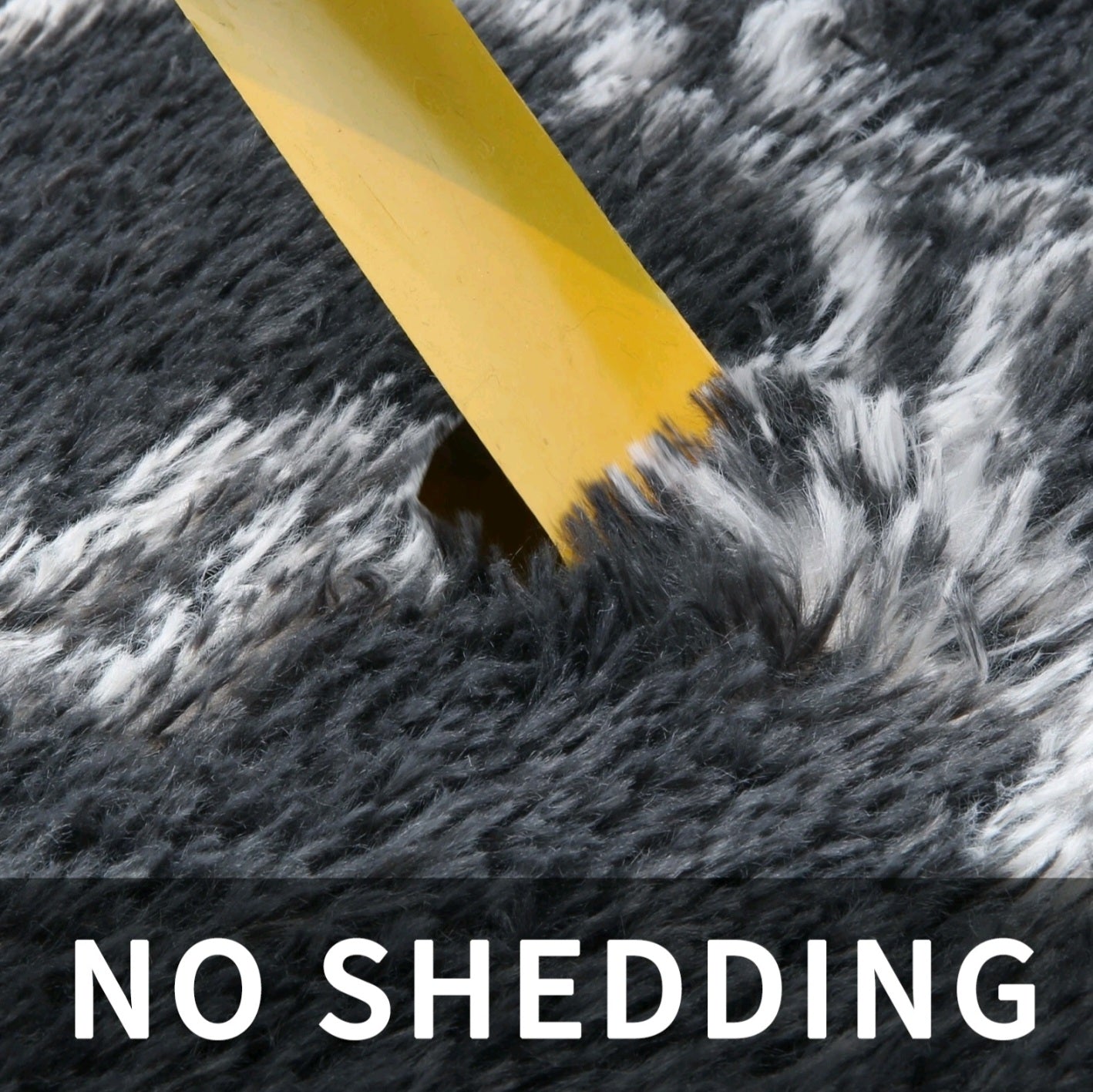 Geometric Morrocan Fluffy Rug