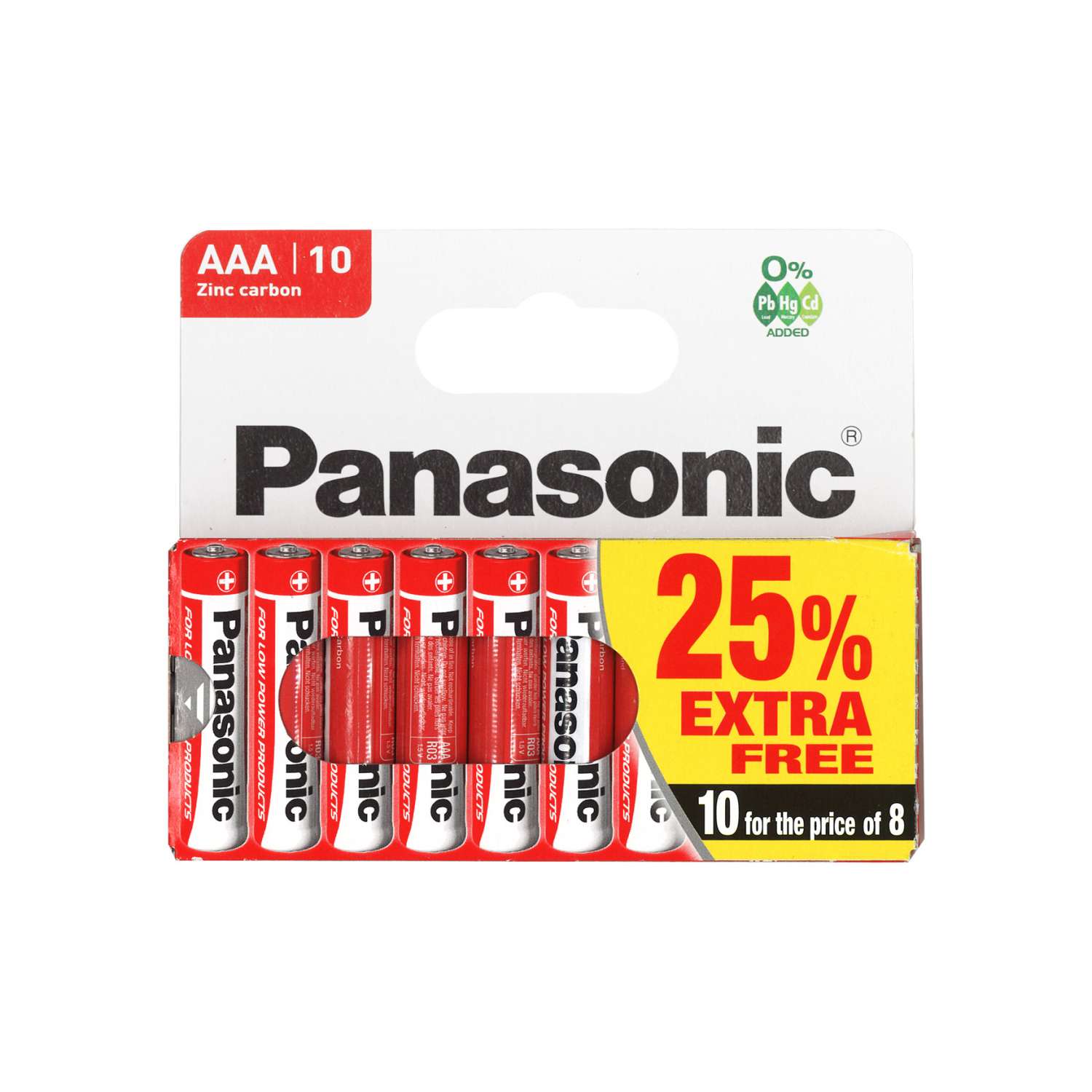 Panasonic AAA Batteries Pack of 10