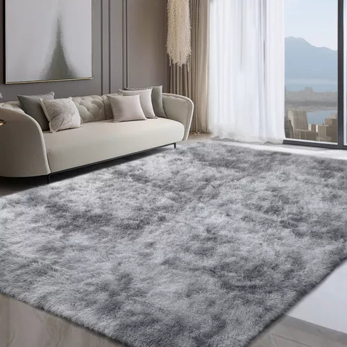 Fluffy Rugs Large Shaggy Rug Bedroom Living Room Anti Slip Soft Carpet Floor Mat